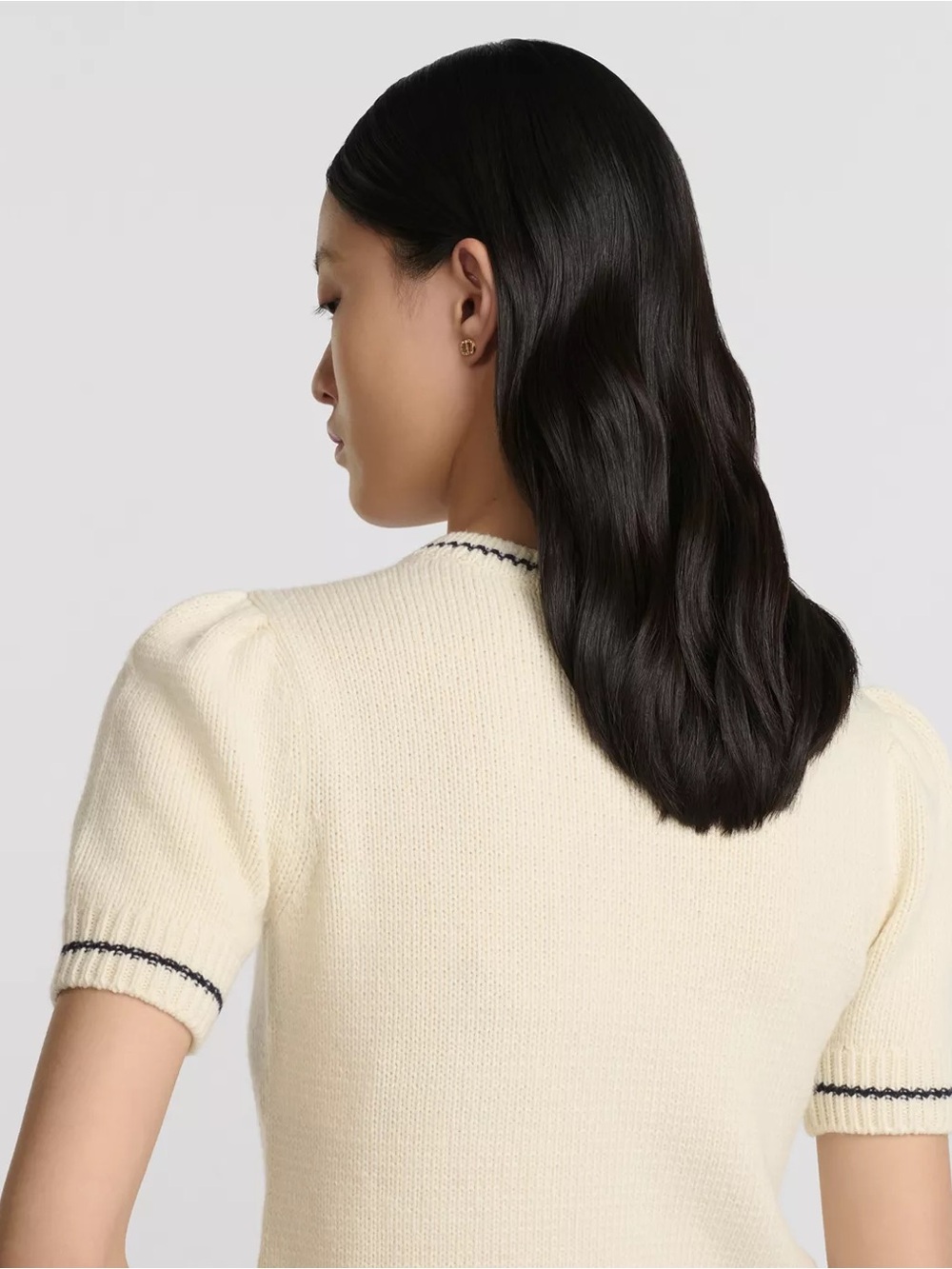 Dior Short-Sleeved Sweater
Ecru Wool and Cashmere Knit - Picture 7 of 10
